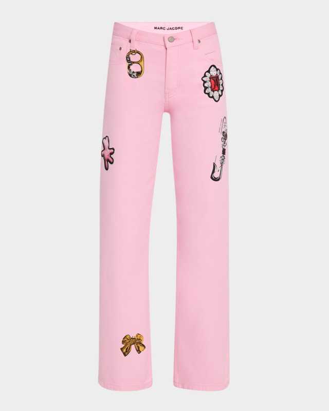 Runway Charm Straight-Leg Jeans